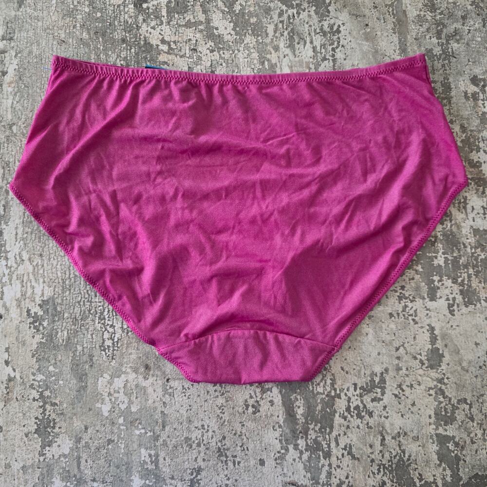 Bali "Lace Desire" Fuchsia Women's Panty Brief Size 9 NWT - Picture 2 of 6